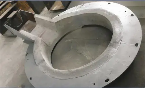 ULTRA-FLO 85 Castable for aluminum refractory castable cement for melting non-ferrous alloy for upper ring and push out block