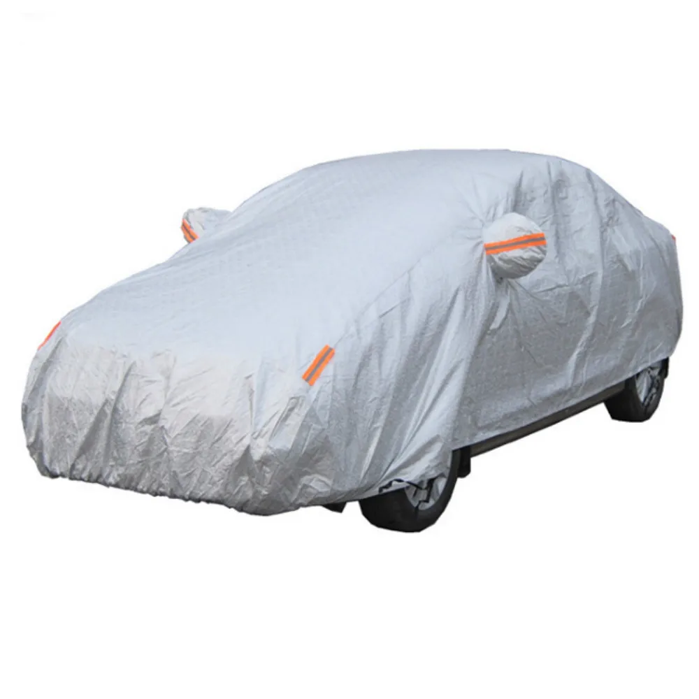 TIIKERI All Seasons High Quality Universal kayme car cover Waterproof All Weather with Lock and Zipper