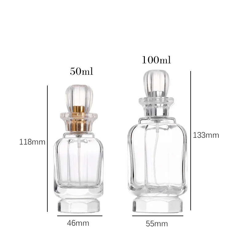 Wholesale Perfume Bottle Pagoda Shape Customized Travel Small Portable Sub Perfume Bottle