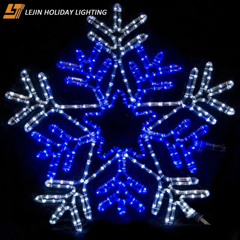 Indoor use holiday decoration 110V led 2d snowflake motif