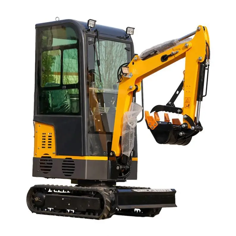 mini excavator mini digger ce/epa mini tractor with front loading and backhoe digger