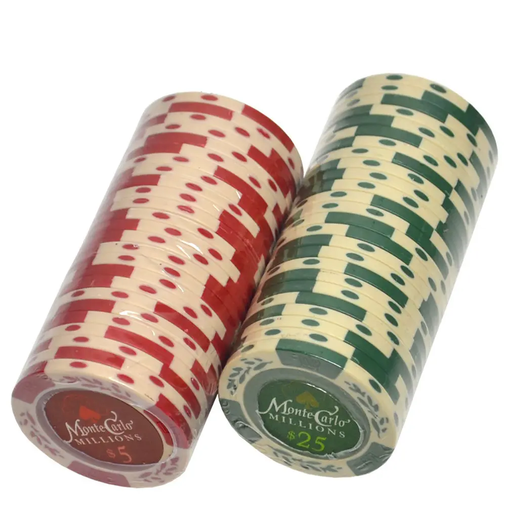 High Quality Premium 14g Casino Poker Chips Custom Logo Clay Poker Chips Sets For Sale