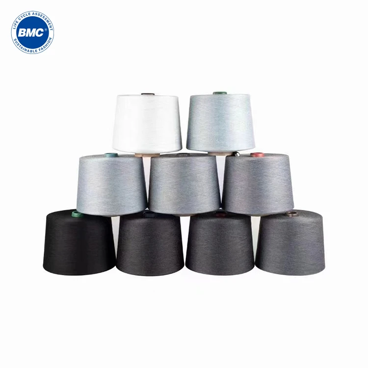 Manufacturer Supply Eco-friendly Recycle PLA Viscose Blended Yarn For Knit