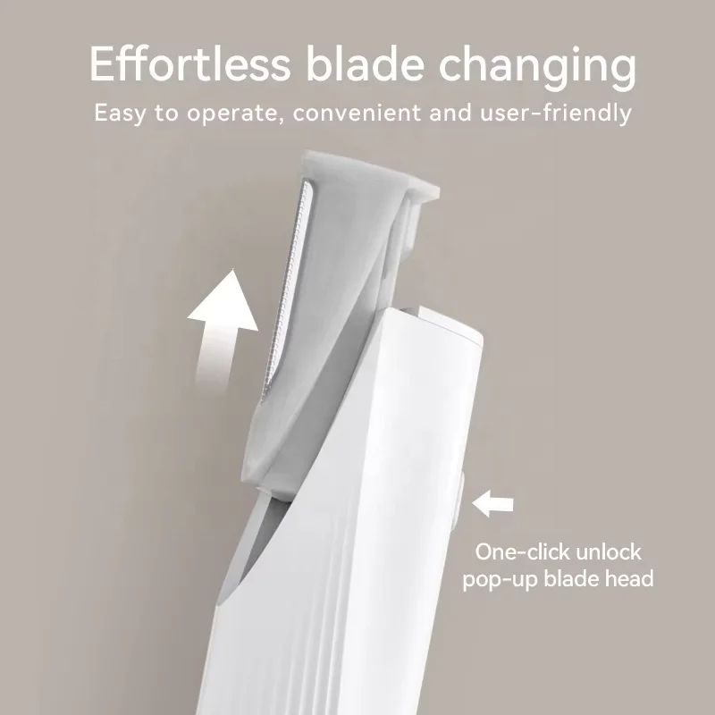 Professional Type-C Charging Dermaplaning Machine Women Electric Face Dead Skin Remover Beauty Device Eyebrow Trimming Tools