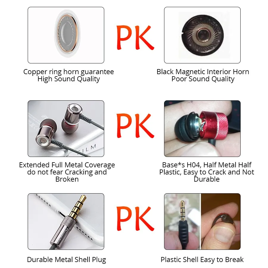 Проводные наушники Игровые наушники для телефона iphone in Ear Спортивные гарнитуры с микрофоном для Xiaomi Hifi
