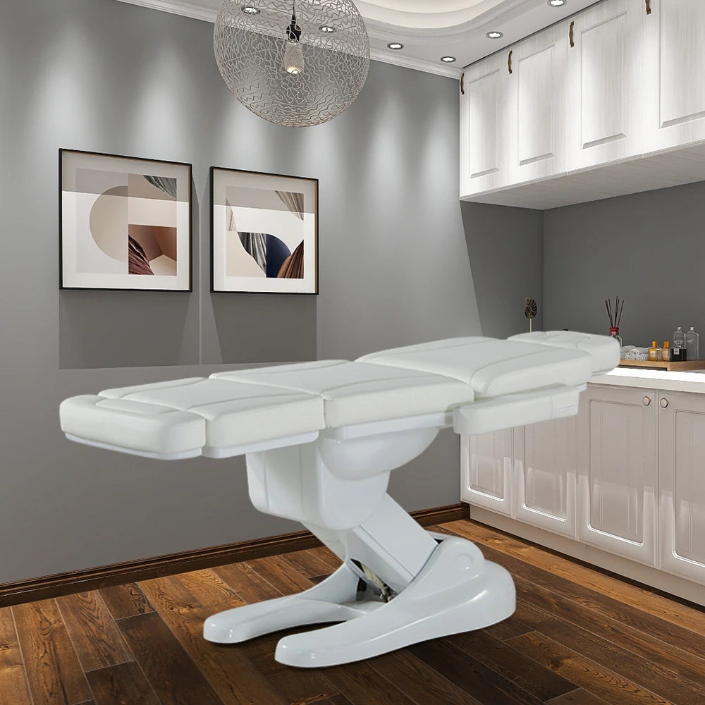 CE Certificate Electric 4 Motor Beauty Supply Salon Furniture Beauty Bed Facial Bed