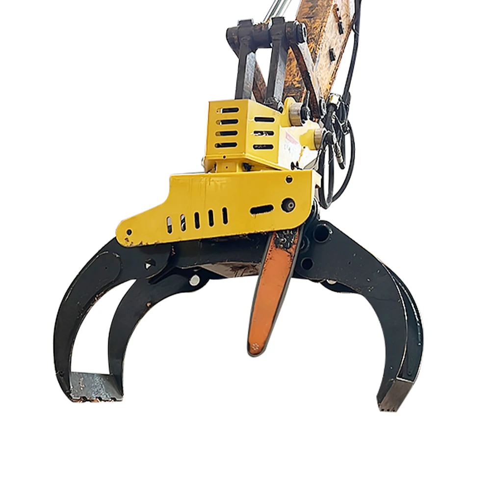hydraulic grabber wood cutter tools for excavator
