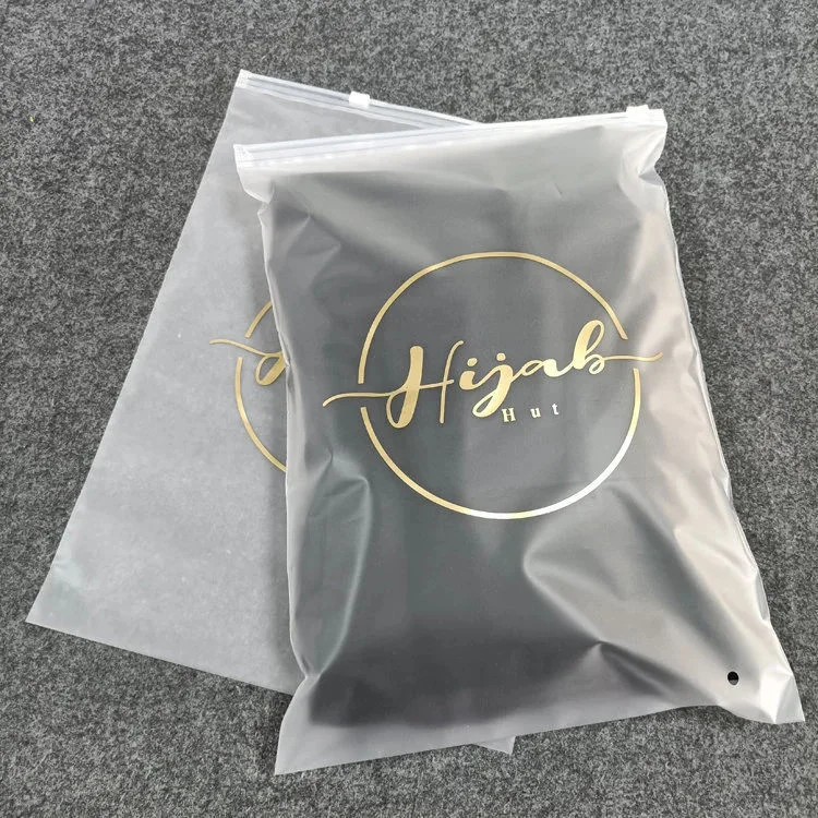 Customized Printed Underwear Matte Frosted Zip Lock Ziplock Clothing Packaging Plastic Zipper Bags With Logo