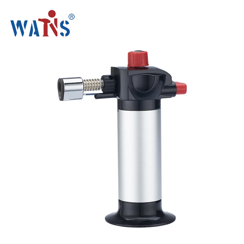 Portable Adjustable Blue Flame Grill Steak Kitchen Cooking Butane Gas Torch Lighter BS-450