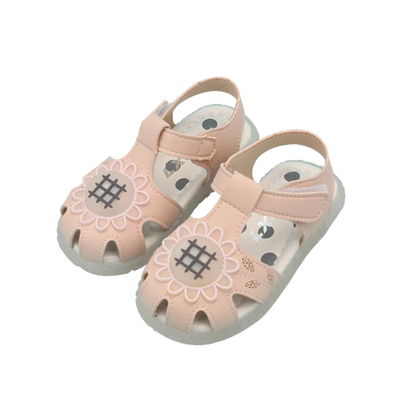 2021 summer new girls sandals kids net shoes cheap wholesale
