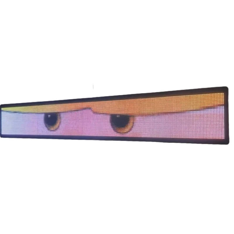 Flexible LED Digital Display Smart APP Control Text DIY Pattern Animation Matrix Panel Board Banner LED Lights for Car Store