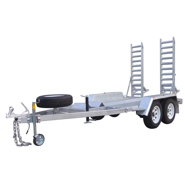 10x6 Plant Trailer, Mini Excavator/ loader Trailer Galvanised 2T GVM