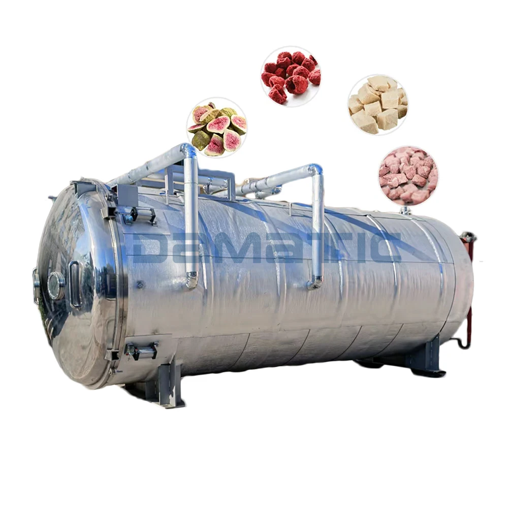 Industrial Electric Sublimation Condensation Freeze Dry Flower Candy Fruit Milk Food Machine For Instant Coffee Candy Sale