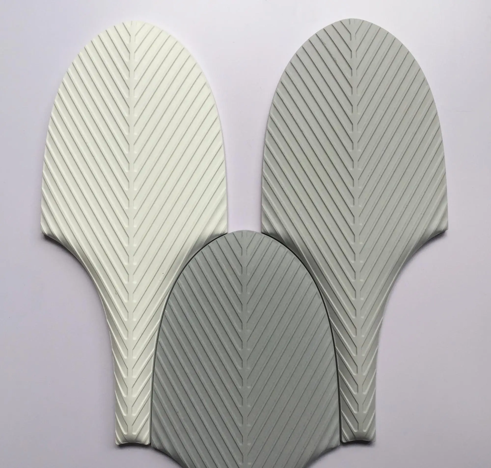 Feather Concrete  3D design Interior Wall Mosaic Tiles New Cement Environment-friendly Materials