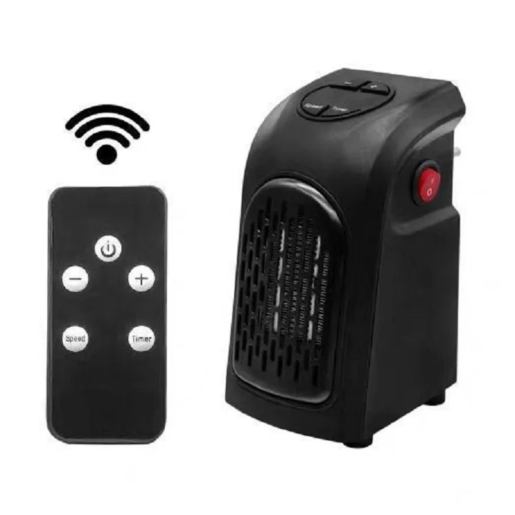LLX097 Portable Electric Heater Plug in Wall Heater Room Heating Stove Household Radiator Remote Warmer Machine