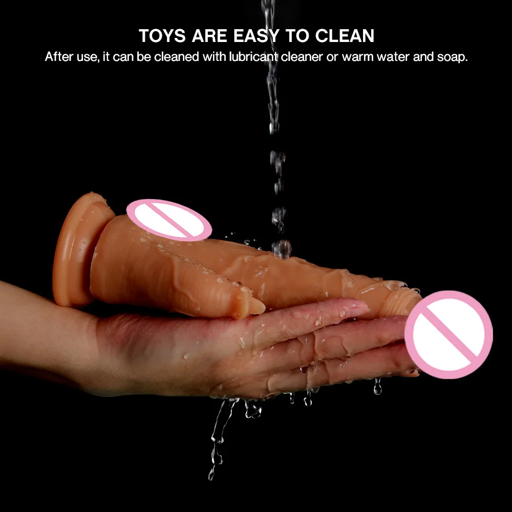 Soft Silicone Dildos Realistic Artificial Penis Anal Plug Adult Sexy Toys Female Vagina Masturbator For Women