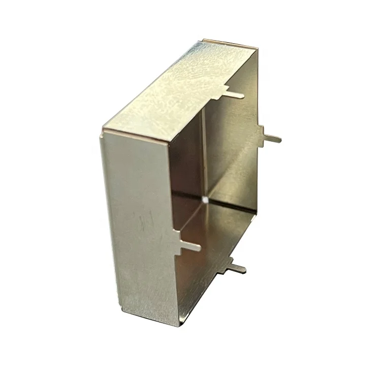 Customized stamping emi shielding rf shield cover for pcb enclosure