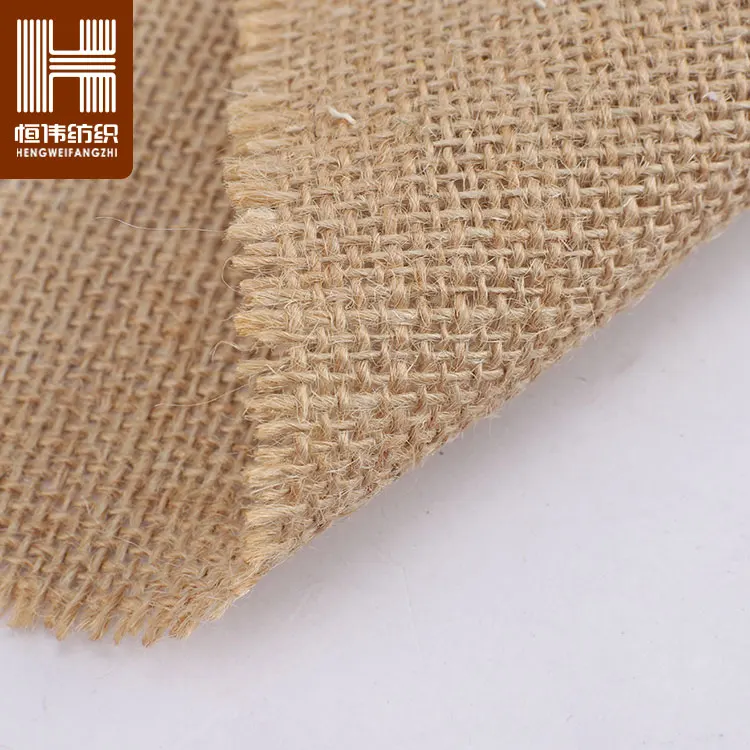 
China Supplier Material Hessian Jute Natural 100% Jute Woven Fabric 