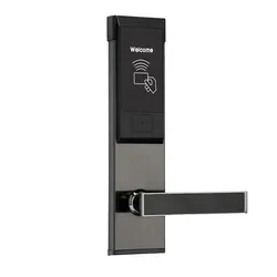 2021 Popular Hotel Room Electronic Automatic Handle Door Lock Key Card Smart Hotel Door Lock