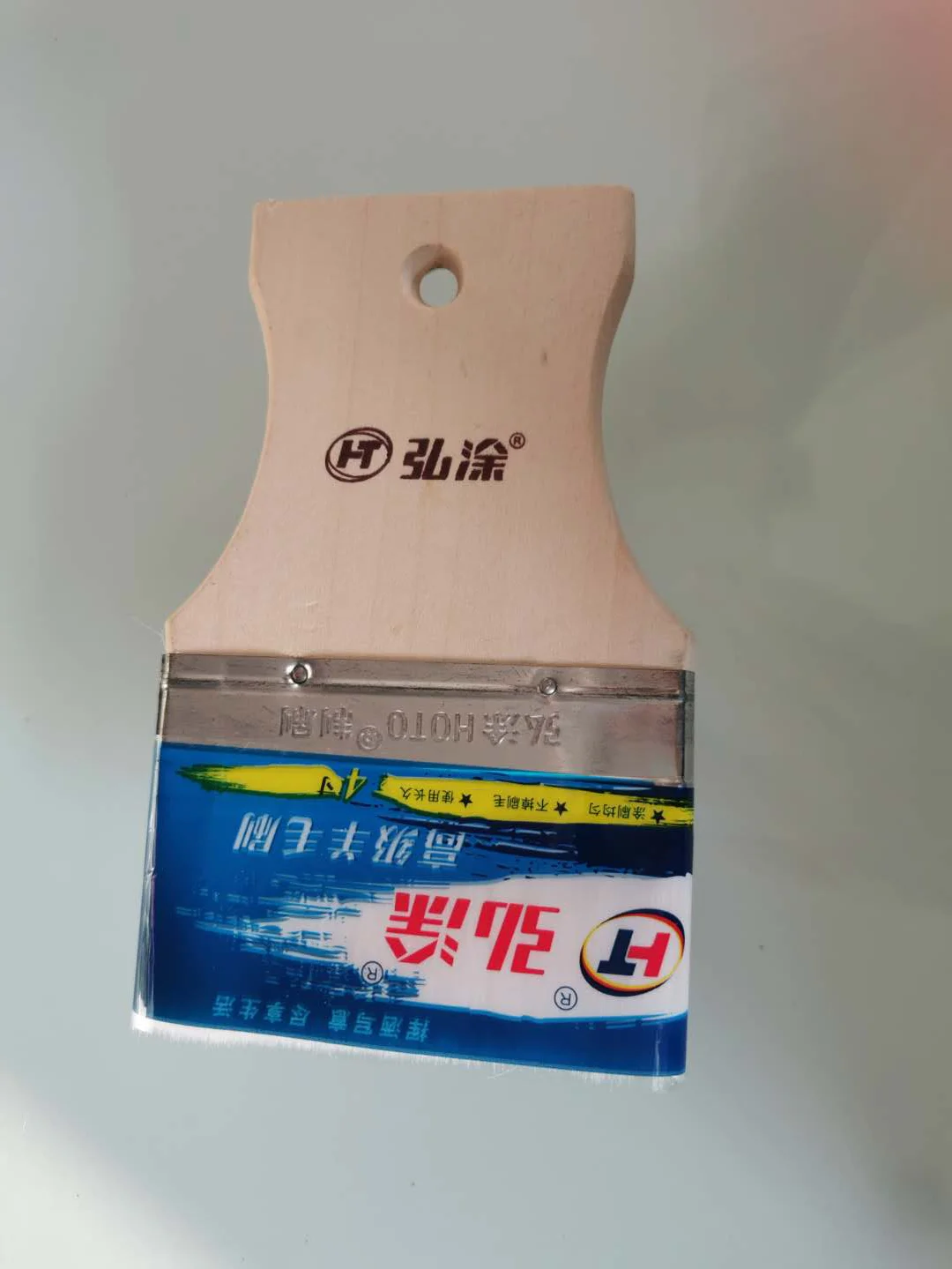 HOTO branded high quality natural boars hair wooden bouldering brush climbing and crush rock climbing brushes