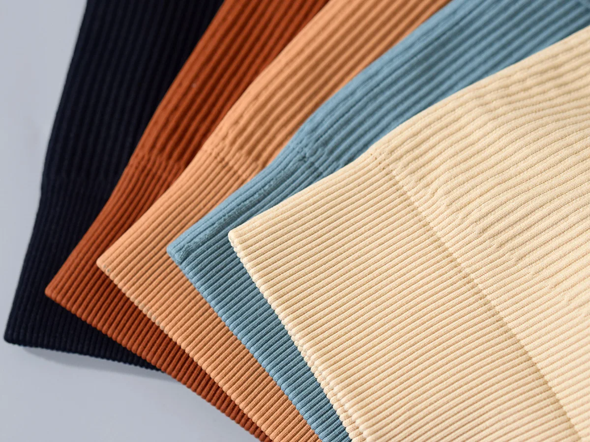 Women Fitness Ribble Yoga Seamless and Sports Bra 2 Pieces Biker Fitness Shorts Gym Ribbed Workout Set