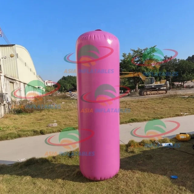 2m Large Inflatable Cylinder Long Tube Water Buoy Floating Sea Lake Buoy For Open Water