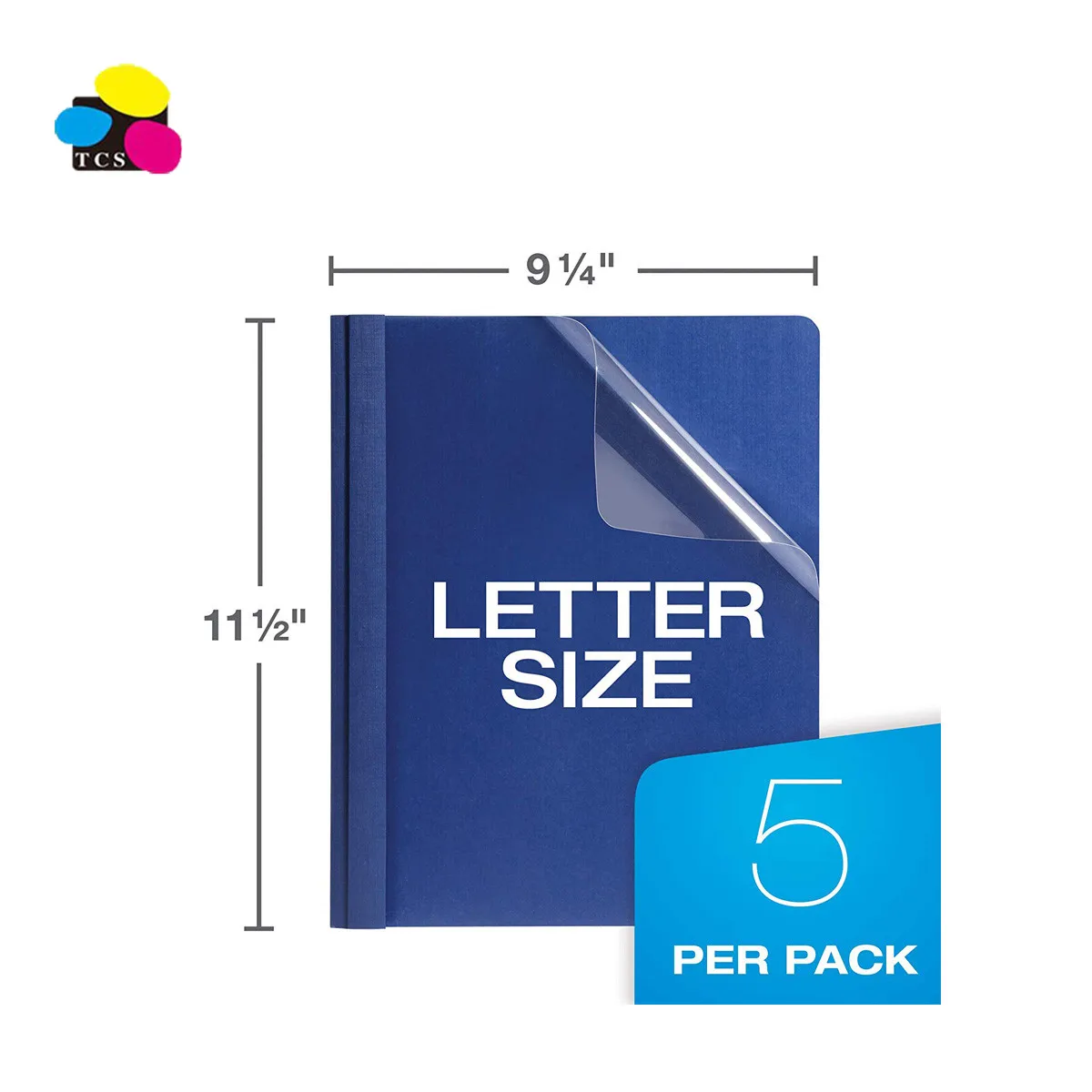 
2019 Newest Letter Size Assorted Colors Dark Blue 180GSM Report Cover File Folder With 3 Fasteners 