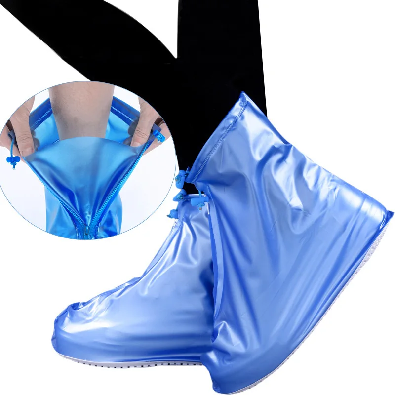 Wholesale Cheap PVC Shoe Rain Cover Foldable Non-Slip Safety Waterproof Rain boots snow Cover Shoe Raincoat cover
