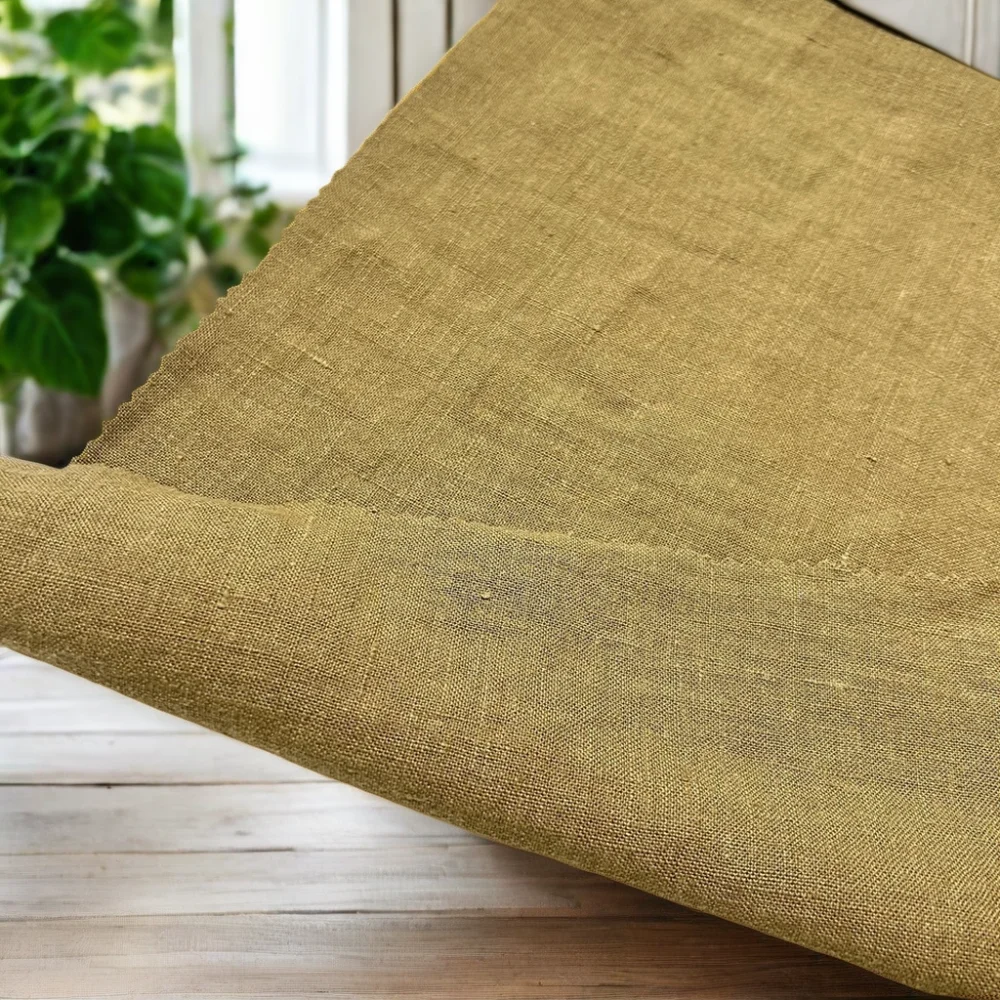 Natural Organic Home textile Fabric 100%Hemp, 137CM, 250GSM for clothing and interior sofa furniture curtain and cushion