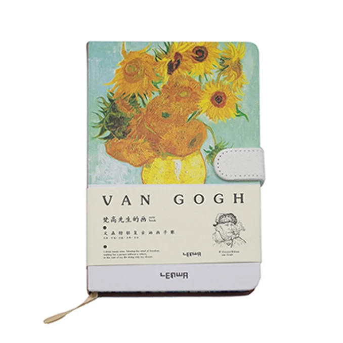 Custom high quality notebook hardcover business notebook with mental button