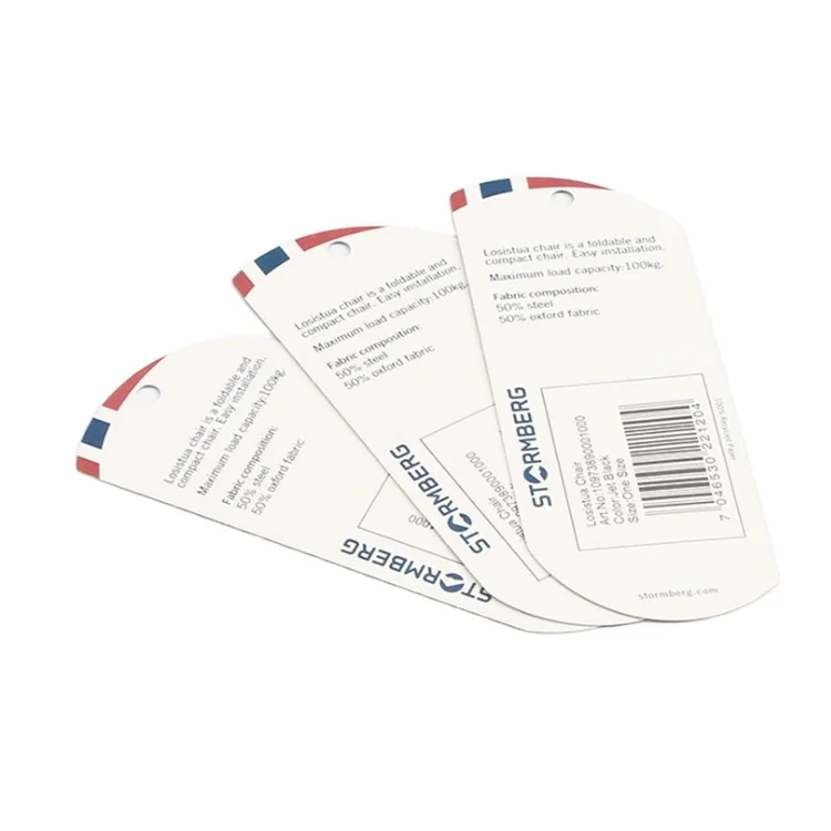 The manufacturer supplies clothing label cards PP cards PVC tags custom logo plastic tags