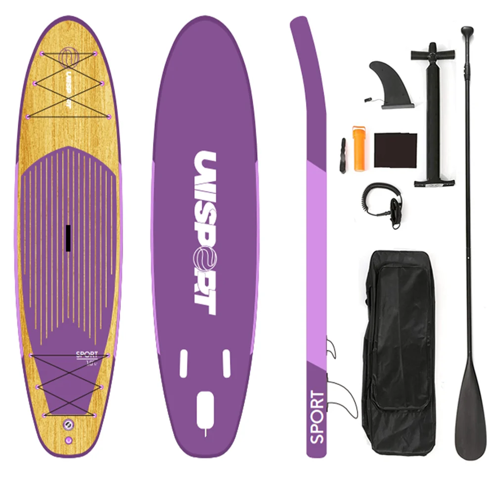 Water Sports Surfing Fun Inflatable Paddleboard Surfboard SUP Complete Set with Fin Leash and Paddle