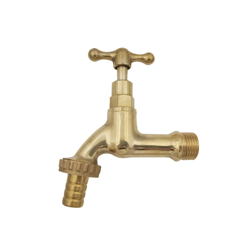 Латунный полированный садовый шланг bibcock, наружный настенный кран для раковины