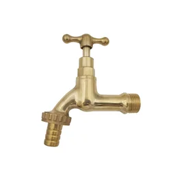 Латунный полированный садовый шланг bibcock, наружный настенный кран для раковины