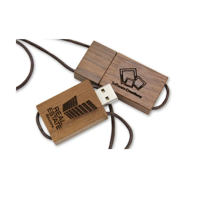 Factory Direct Custom 8GB 16GBB 32GB 64GB USB Flash Drive Pen High Quality Wooden USB Memory Stick Box  Wood USB Pendrive Gifts