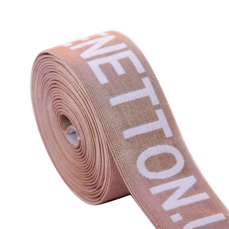 Wedtex Custom Sewing Jacquard Elastic Nylon Polyester Webbing for Bags & Garment & Home Textile