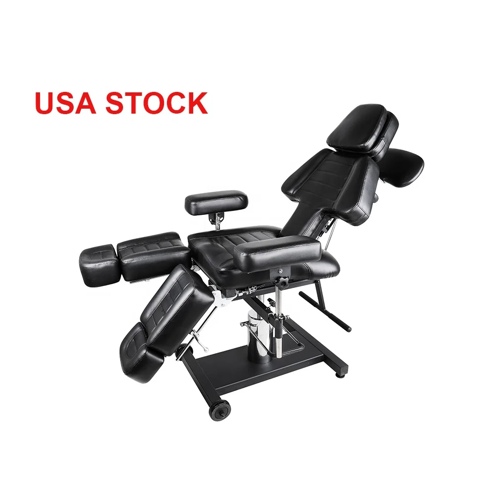 
rotate hydraulic tattoo client chair furniture tattoo bed sillon tatuaje adjustable 