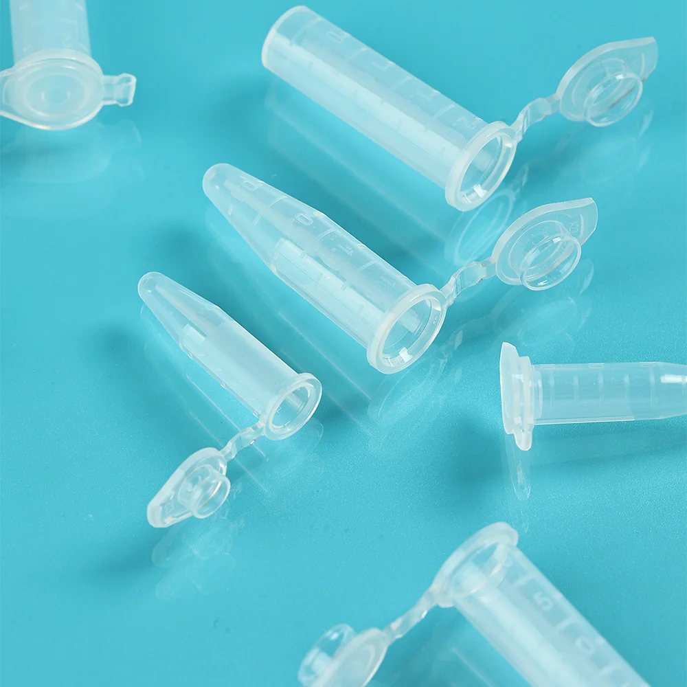 Conical Microcentrifuge 0.6ml 1.5ml 2ml Disposable Lab Micro Centrifuge Tubes