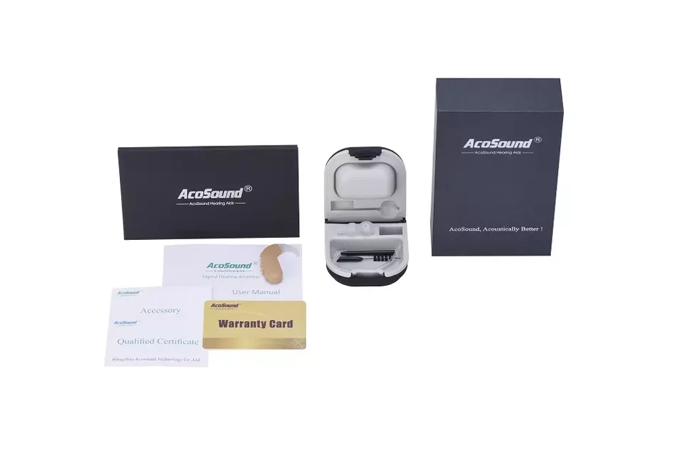 AcoSound LW12-BTE-P 12 Channels Full Digital hearing aids with bluetooth wireless For deaf people