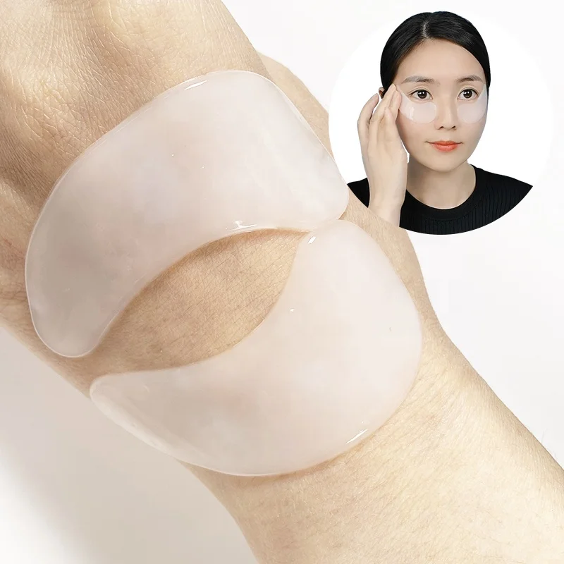 Vegan Skin Care Under Eye Gel Pads Private Label Hydrogel White Crystal Collagen Moisturizing Anti-Wrinkle Collagen Eye Mask