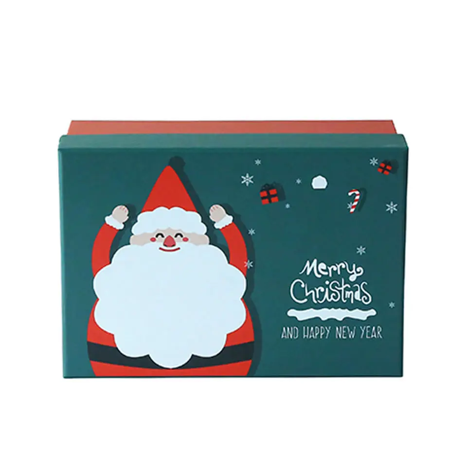 Wholesale customized Jewelry Kid Candy cookies christmas gift box eve cake paper boxes for christmas gifts box packaging