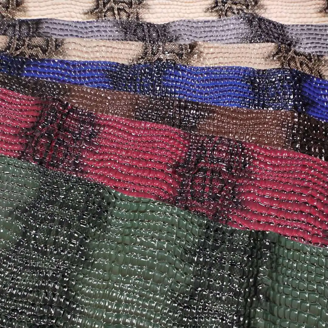 
Manufacturer of Custom Style Modern Different Colors High Quality Pu Croco Leather product 