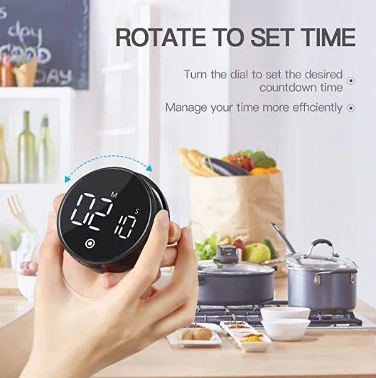 60 Minute Silent Timer Tool For Kids Classroom Meeting Countdown Clock Cooking Timer
