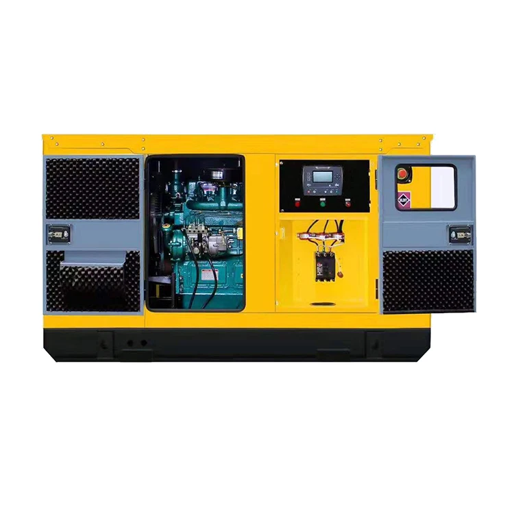 ATS 50HZ 1500RPM 150KW-200KW three phase gas turbine generator silence type with cummins engine for