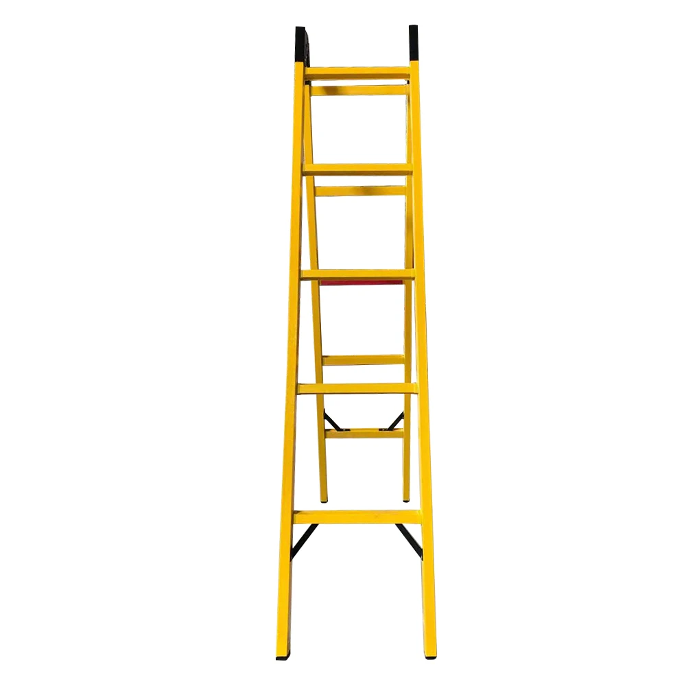 2-5m Lightweight movable tripod frp ladder Fiberglass Frp Folding Telescopic Ladder