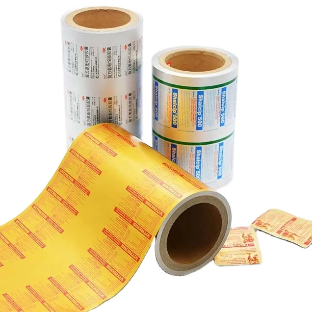 Custom 20 Micron Printable Aluminum Foil Roll For Pharmaceutical Grade blister foil Packaging