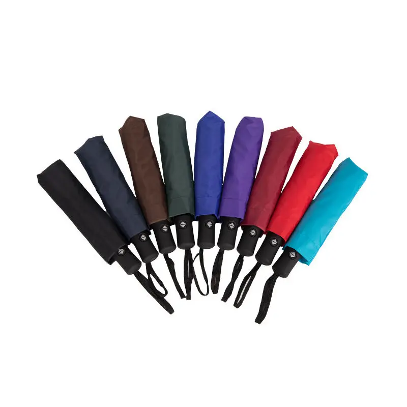 Wholesale Promotions Custom Fully Automatic 21 Inch Purple Fashion Rain Sunshade Folding Umbrella