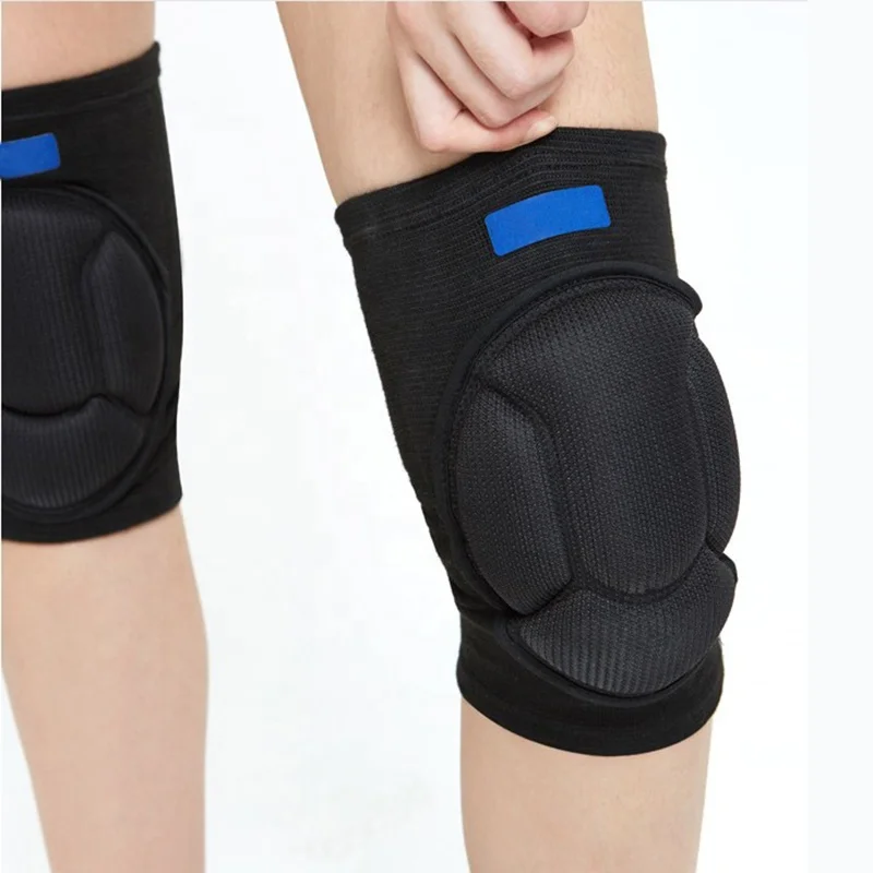 2024 Hot Sale Thick Soft Volleyball Sports Support Knee Pad Brace With Cushion Knee Pads For Basketball