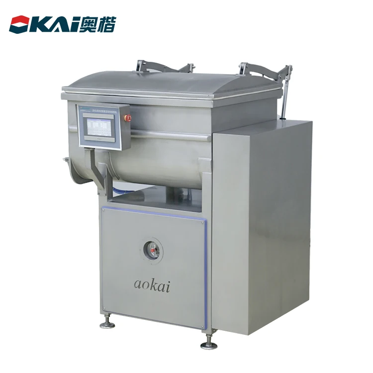 Superior quality double paddle meat mincer/sausage meat mixer blender machine
