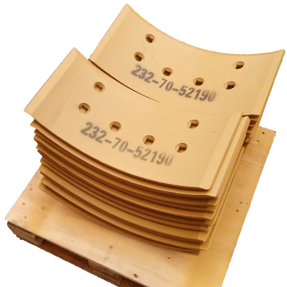 Черная кошка трактор крепления с обратным изогнутым лезвием и наложения резцы 232-70-52190 резцы и лезвия для автогрейдера